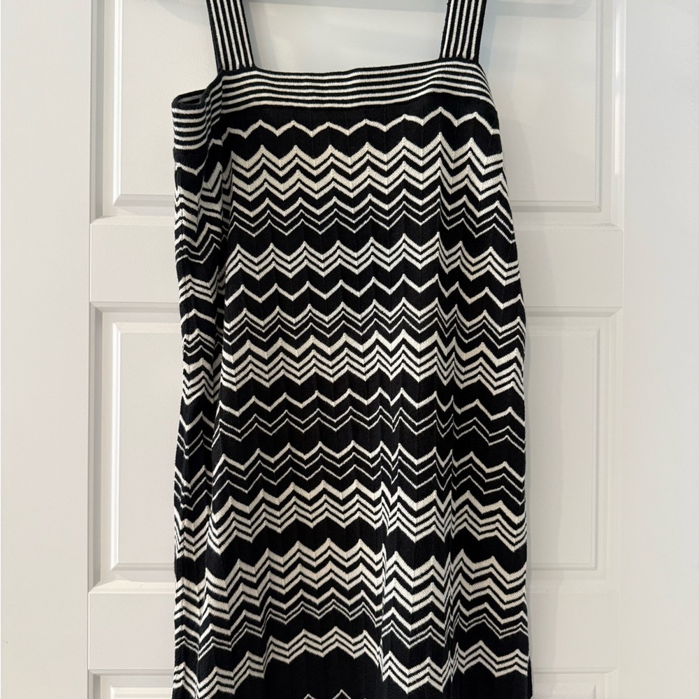 Missoni Black and White Zigzag Dress